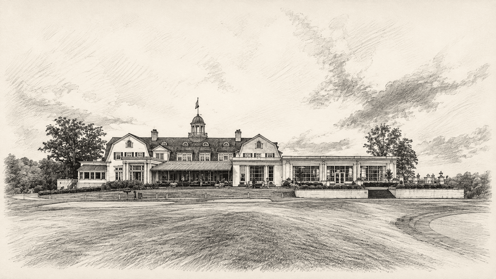 Sketch of Allegheny Country Club